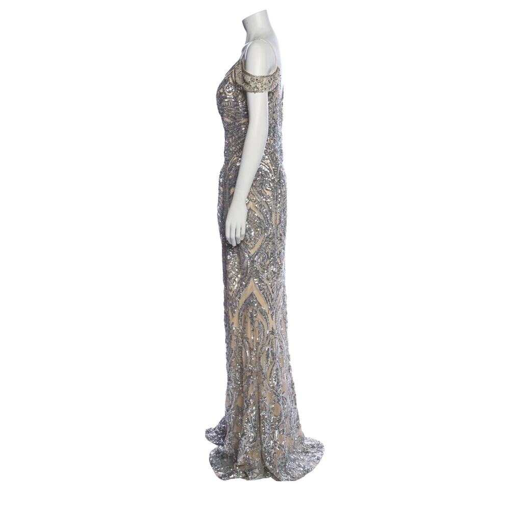 JVN by Jovani Embellished Lace Evening Gown - Picture 5 of 6